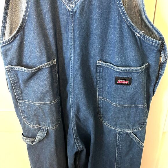 Dickies‎ Men's Medium Wash Overalls in Size S - Picture 9 of 12
